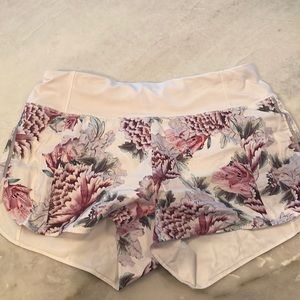 Athleta flower print shorts